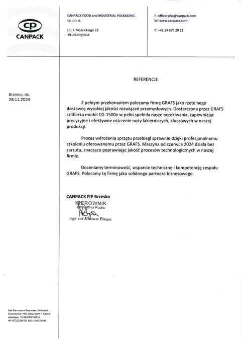 List referencyjny 4